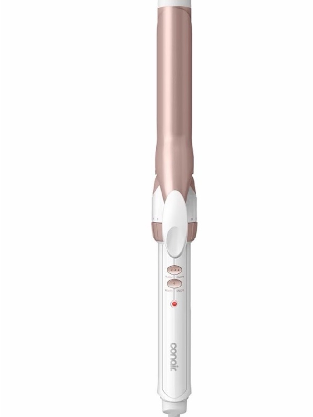 Conair Rose Gold and White Curling Wand - Smooth Styling Tool